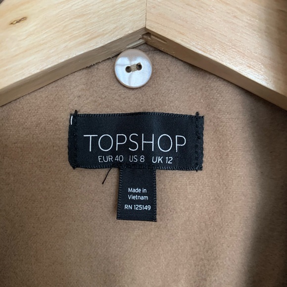 Topshop spring coat size 8 - Picture 4 of 5